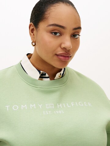 Tommy Hilfiger Curve - Sudadera en verde
