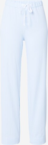 Lauren Ralph Lauren Regular Pyjamahose in Blau: predná strana