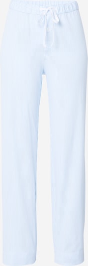 Lauren Ralph Lauren Pantalon de pyjama en bleu clair / blanc cassé, Vue avec produit