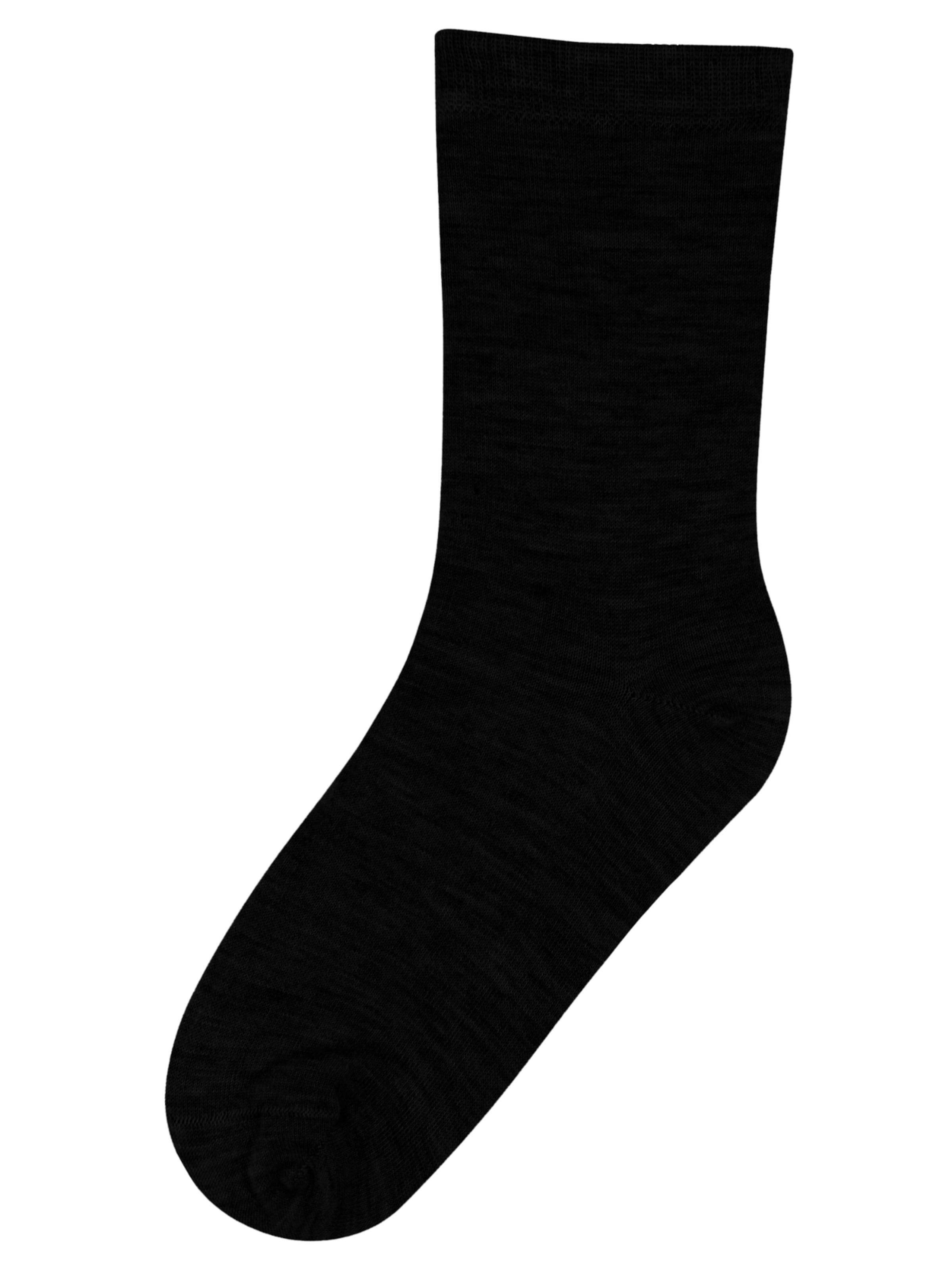 Calzino di CASH-MERE.CH in nero: frontale