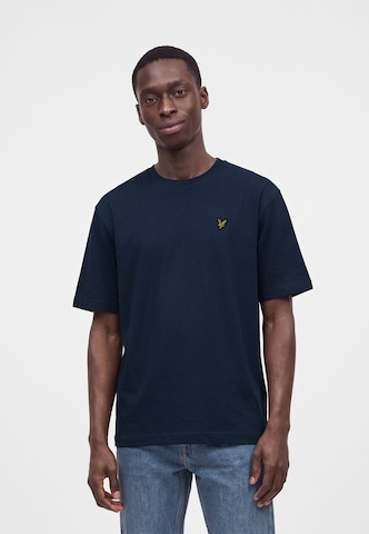 Lyle & Scott - Camiseta en azul: frente