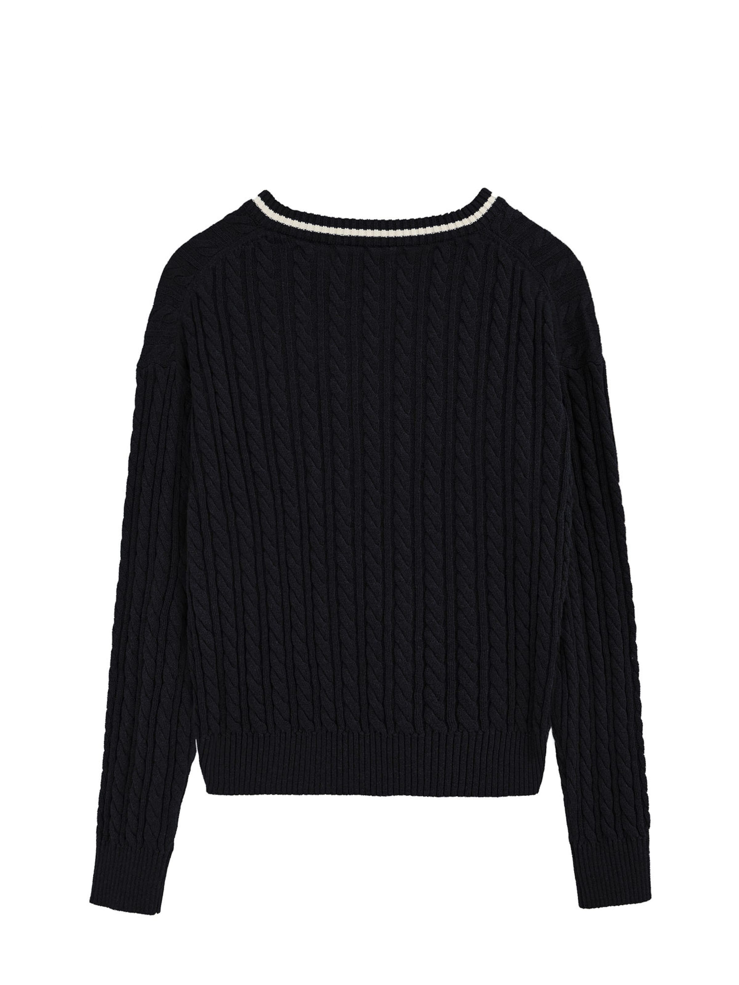 Polo Club Pullover in Schwarz