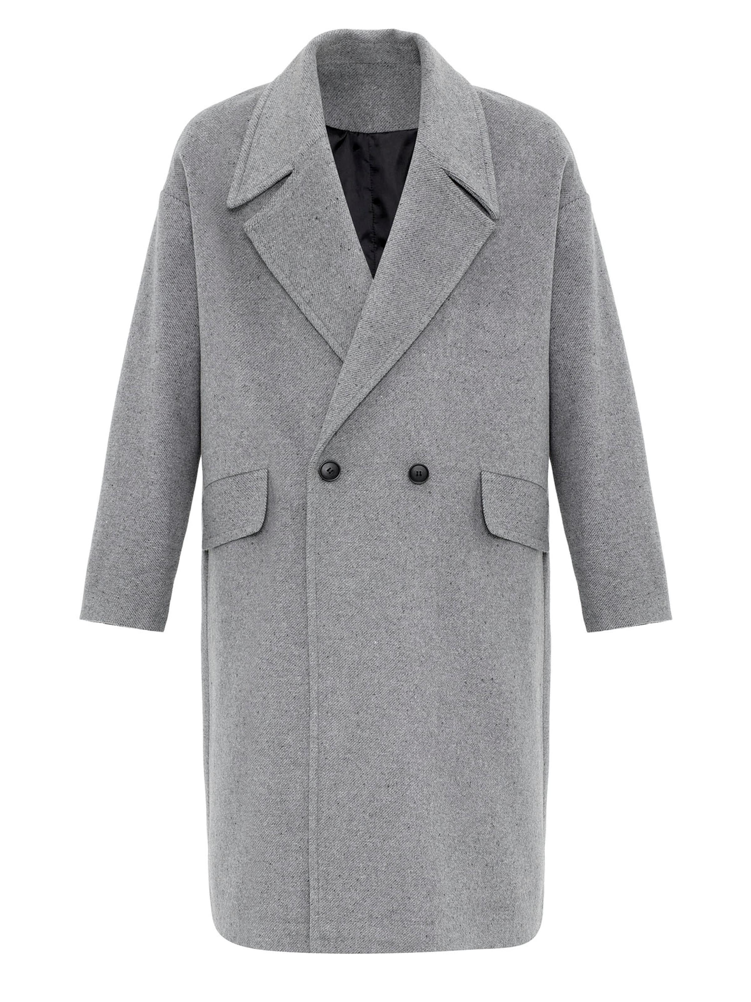 Antioch Демисезонное пальто в Серый: спереди