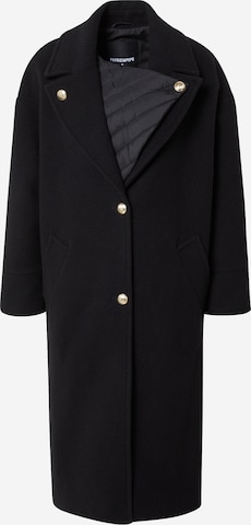 PATRIZIA PEPE Between-seasons coat in Black: front