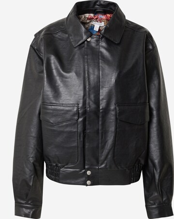 TOPSHOP Between-season jacket in Black: front