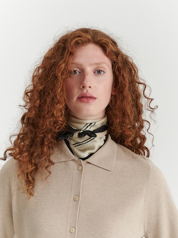 Foulard 'Amaraza' TATUUM en blanc : devant