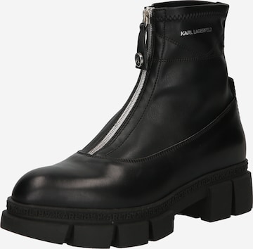 Karl Lagerfeld Ankle Boots 'ARIA' in Black: front