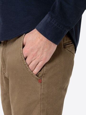 TIMEZONE Slim fit Chino Pants 'Janno' in Brown