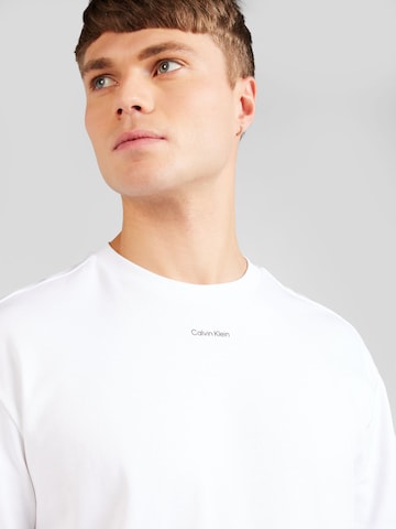Calvin Klein Тениска 'Nano' в бяло