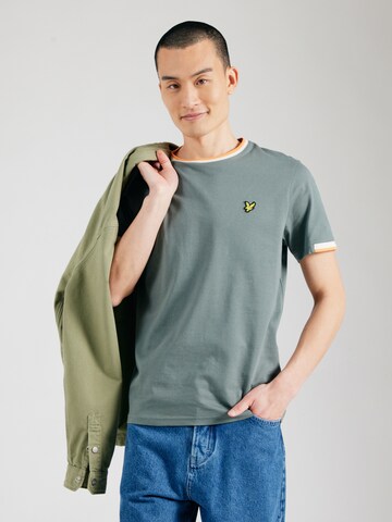 Lyle & Scott - Camiseta en verde: frente