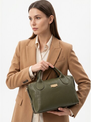 Borsa a mano 'Borsa a Mano Donna Pelle Vacchetta 100% - Modello Lucca Baldinini' di Baldinini Trend in verde