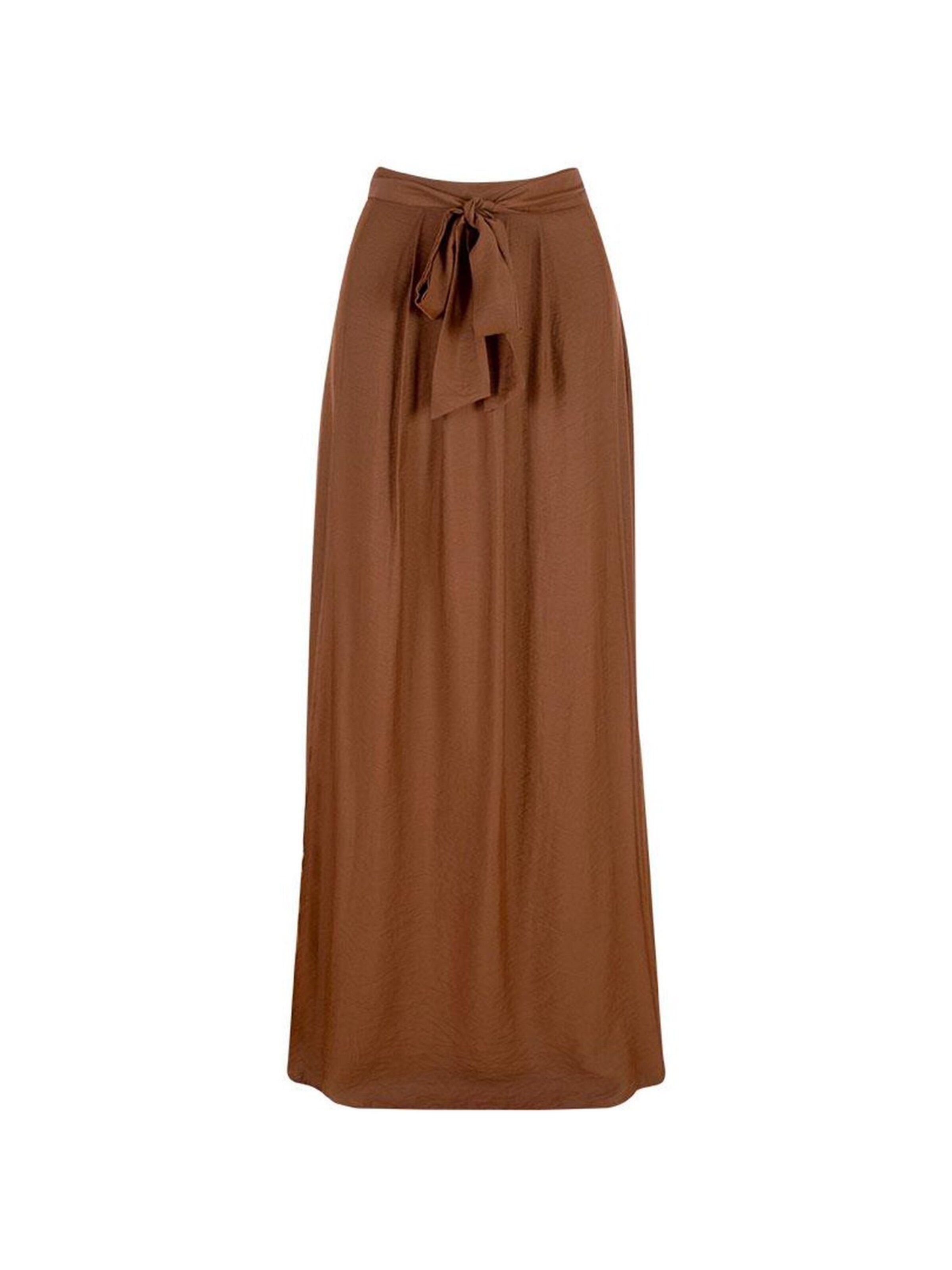 Rivus Skirt in Brown: front