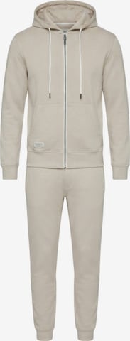 Survêtement Ombre en gris : devant