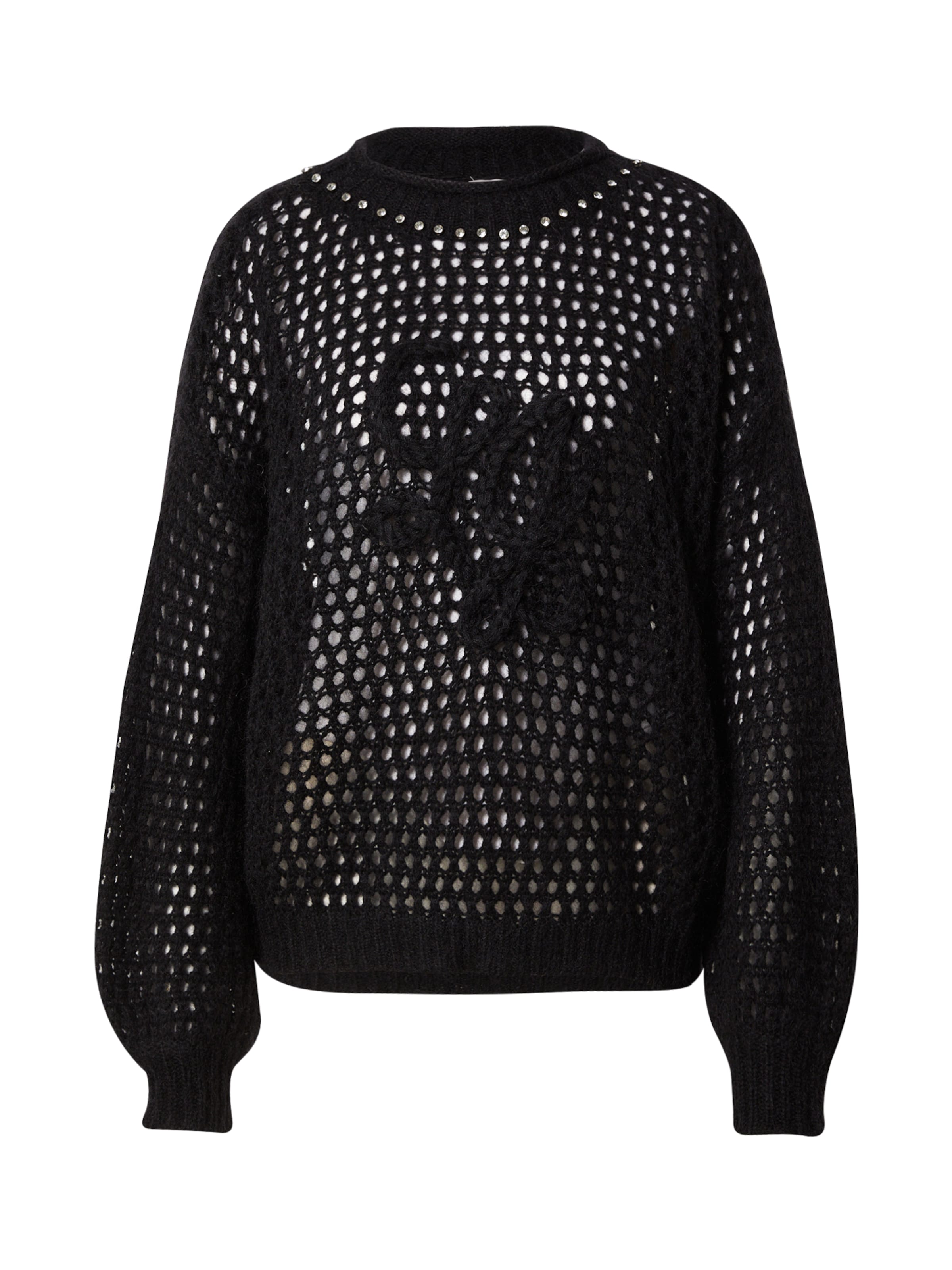 Liu Jo Pulóver 'ECS' - fekete: elől