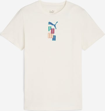 T-Shirt 'READY SET BETTER' PUMA en blanc : devant