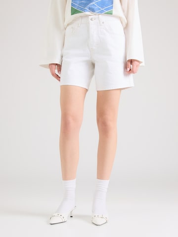 TOPSHOP regular Τζιν 'VIGGA' σε λευκό: μπροστά