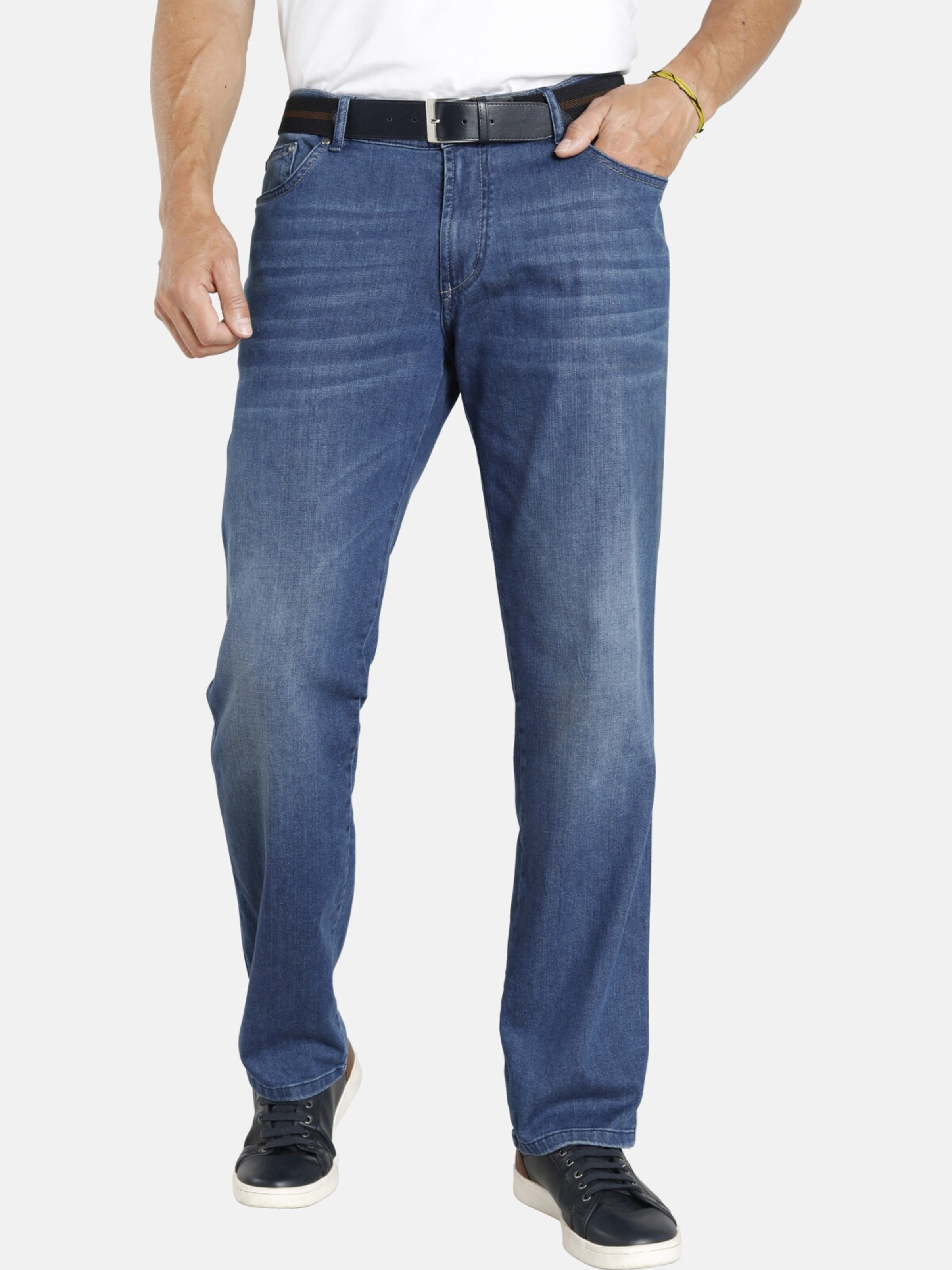 Männer Große Größen Jan Vanderstorm Jeans 'Joel' in Blau - JK83643 Männer Große Größen Jan Vanderstorm Jeans 'Joel' in Blau - JK83643