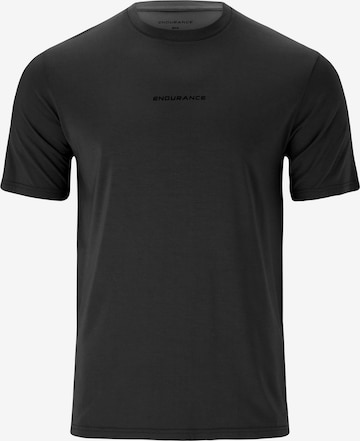 ENDURANCE Functioneel shirt 'Winicol' in Zwart: voorkant