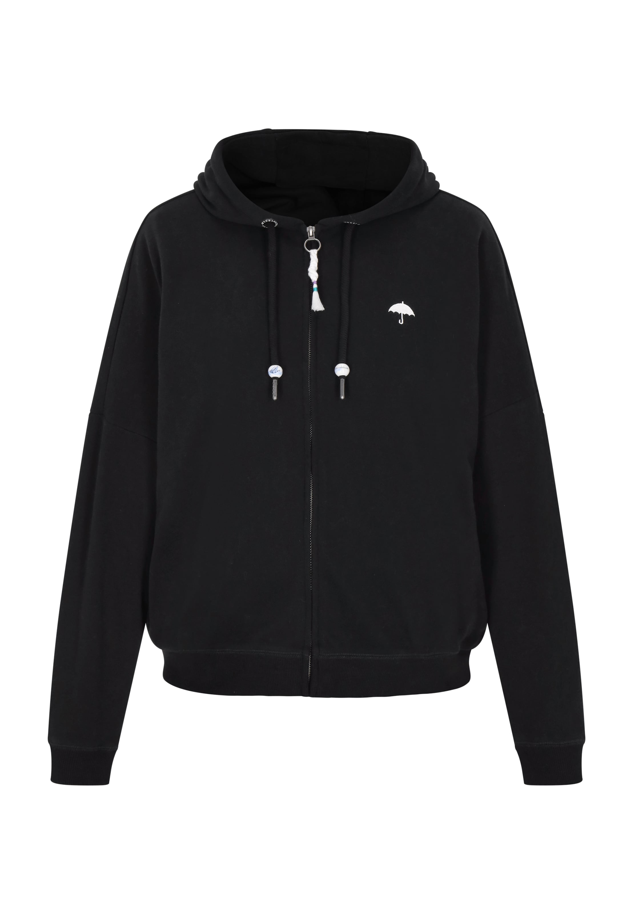 Schmuddelwedda Sweatjakke i sort: forside