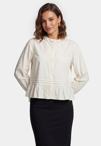 faina - Blusa en beige: frente