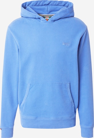 Sweat-shirt 'Essential' Superdry en bleu : devant