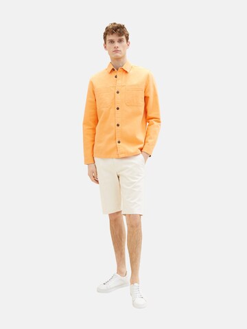 TOM TAILOR Regular Shorts in Weiß