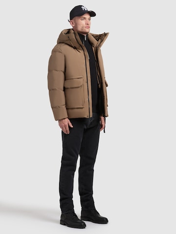 khujo Winterjacke 'Dave' in Braun