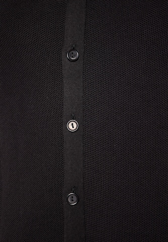 DreiMaster Maritim Knit Cardigan in Black
