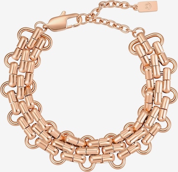 Hey Happiness Bracelet 'Interlocking' in Gold: front