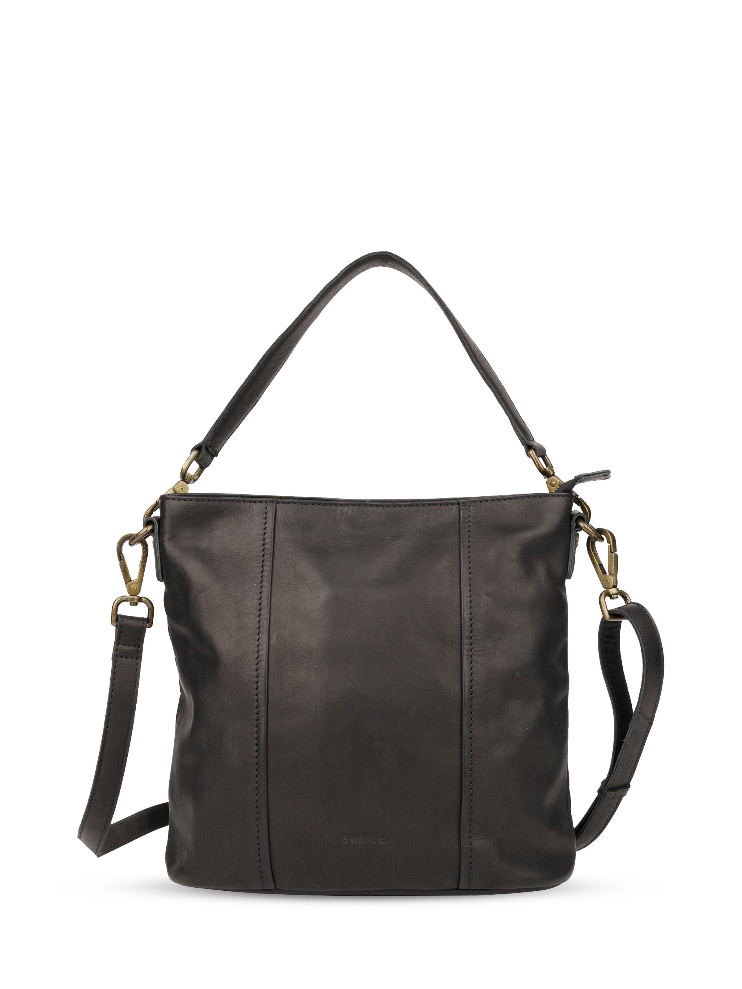 Bellicci Schultertasche 'Gesine'‌‌‌‌‌‌‌‌‌‌ in Schwarz: Vorderseite