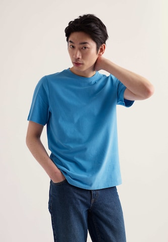 T-Shirt 'Merthen' Seasalt Cornwall en bleu : devant