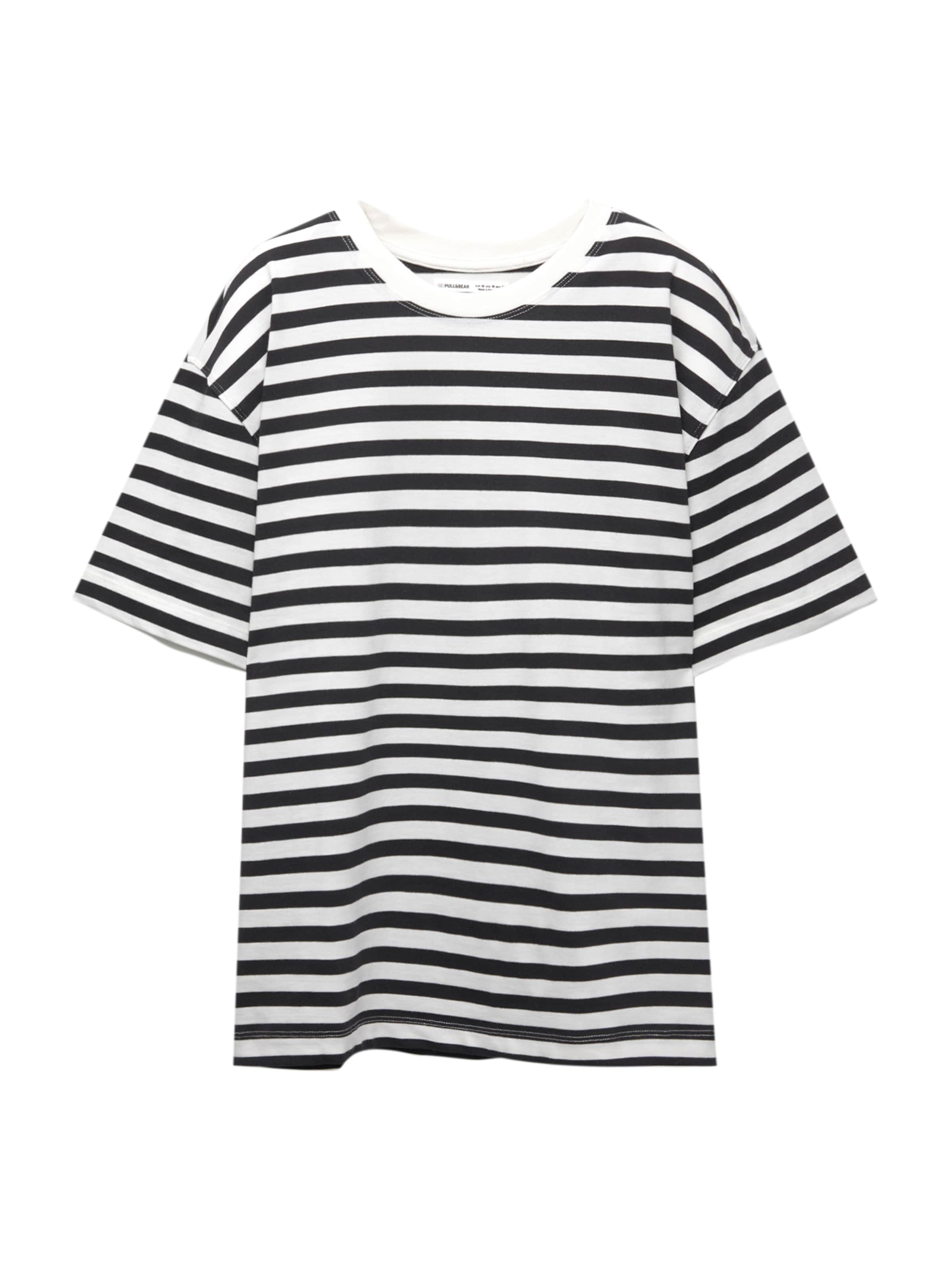 Pull&Bear Shirt in Black: front