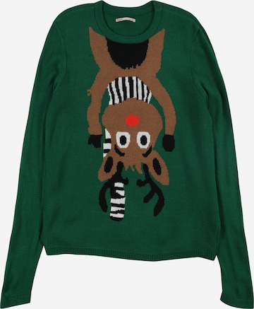 KIDS ONLY Sweater 'XMAS DEER' in Green: front