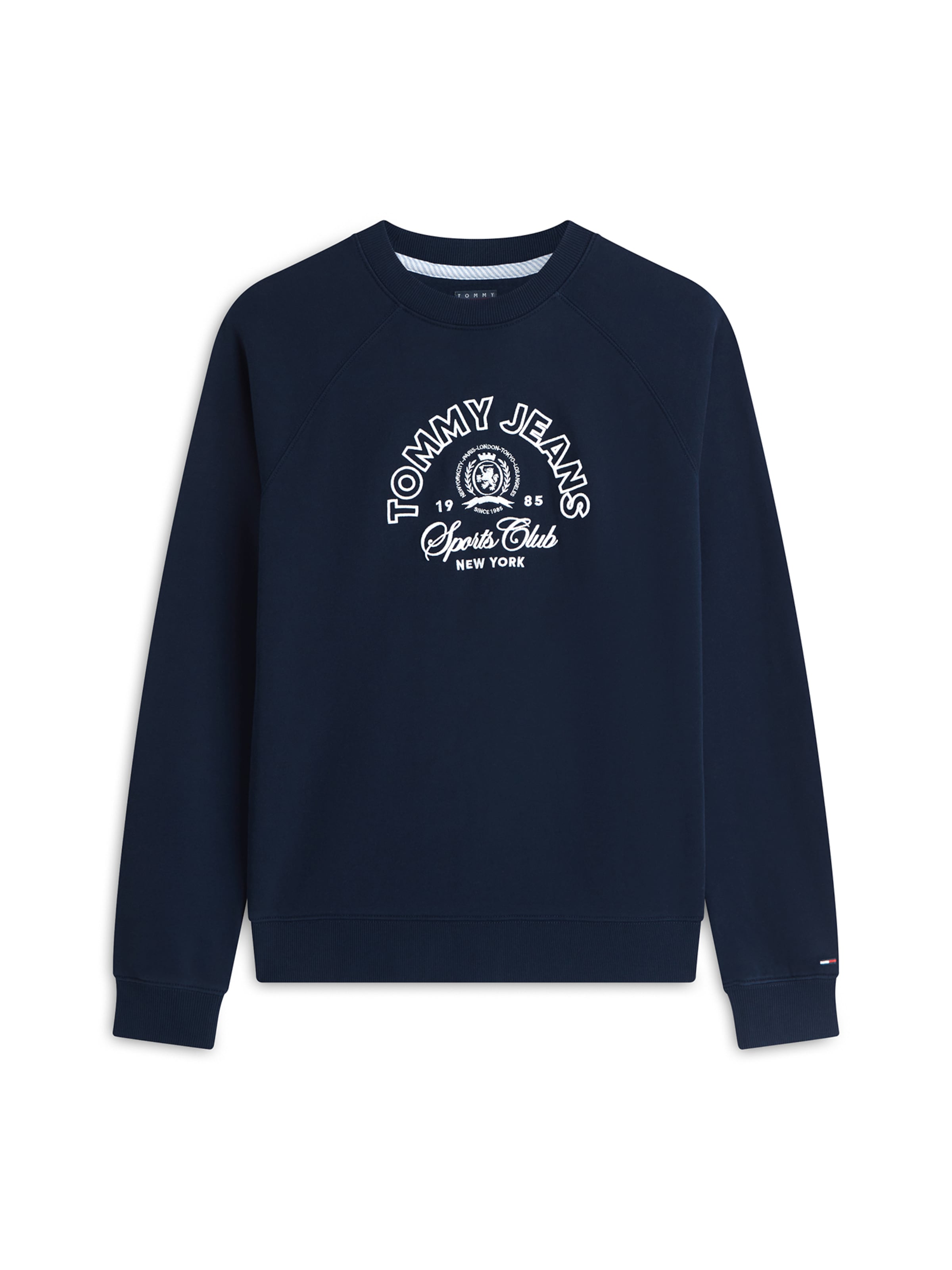 Tommy Jeans - Sudadera 'HERITAGE' en azul: frente