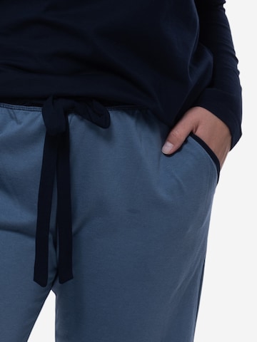 Ammann Pajama 'Night & Home' in Blue