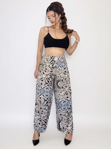 NAYELPARIS Wide leg Broek 'MILANO' in Gemengde kleuren