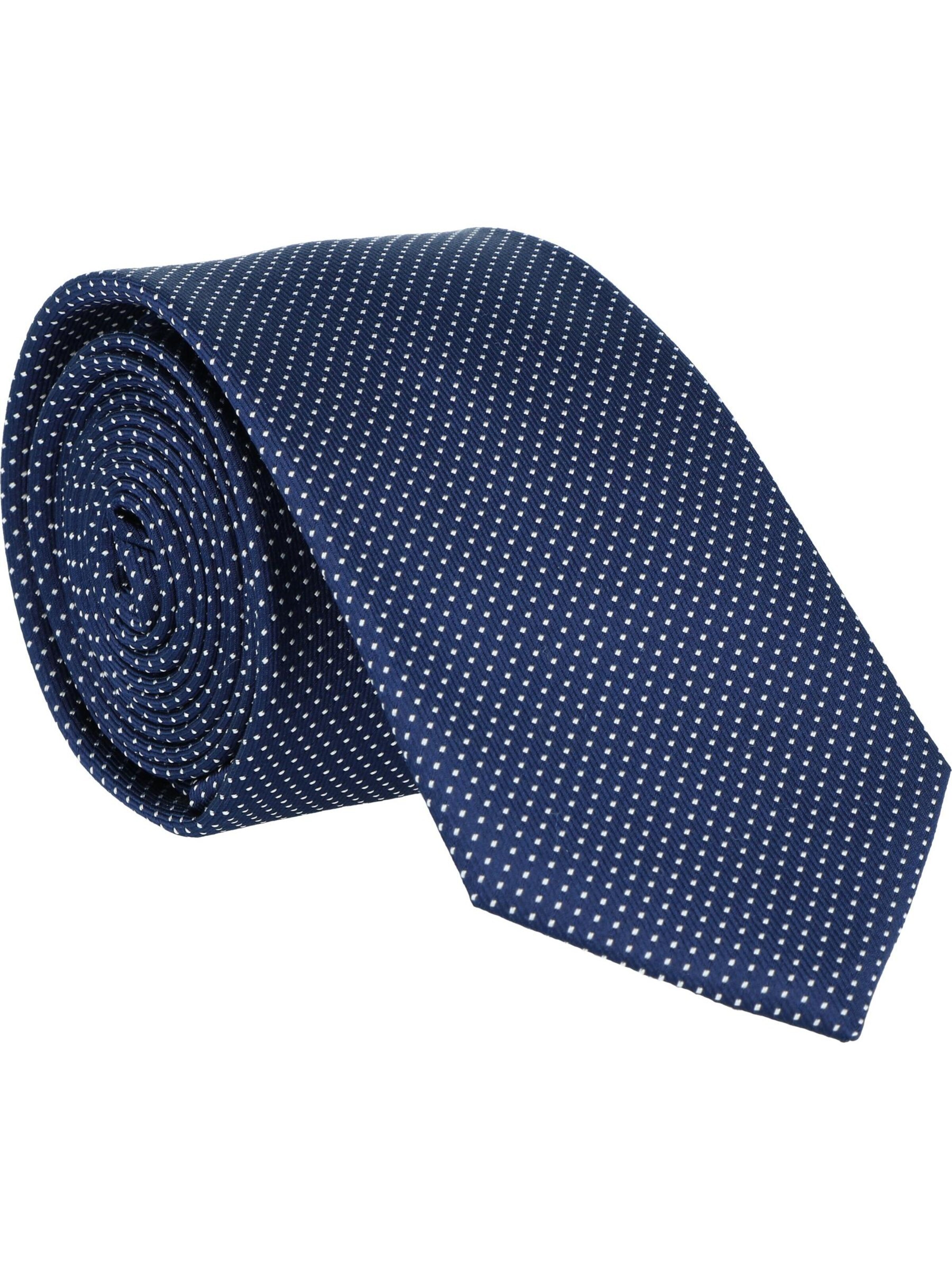 WILLEN Tie 'Tupfen' in Blue: front