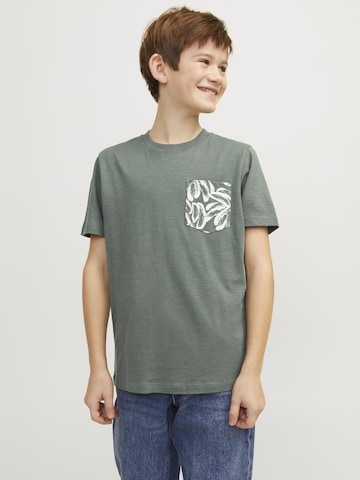 T-Shirt 'Lafayette' Jack & Jones Junior en vert : devant