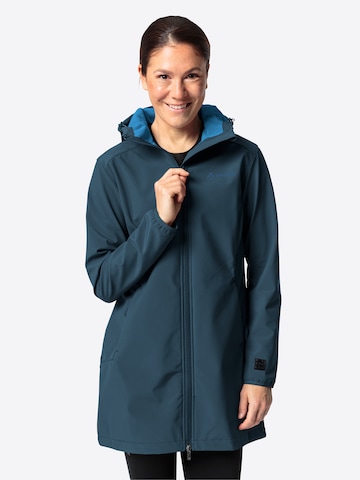 VAUDE Weatherproof jacket 'W Moena' in Blue: front