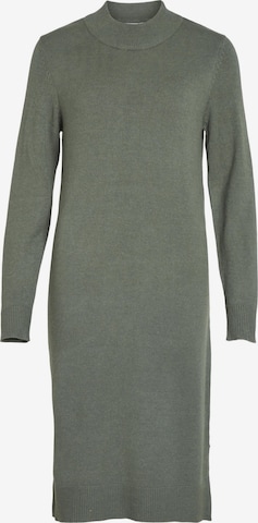 VILA Kootud kleit, värv roheline: eest vaates