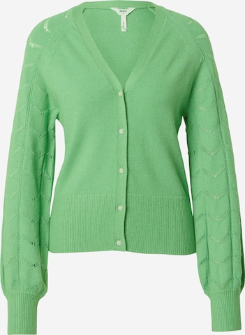 Cardigan 'EVA' OBJECT en vert : devant