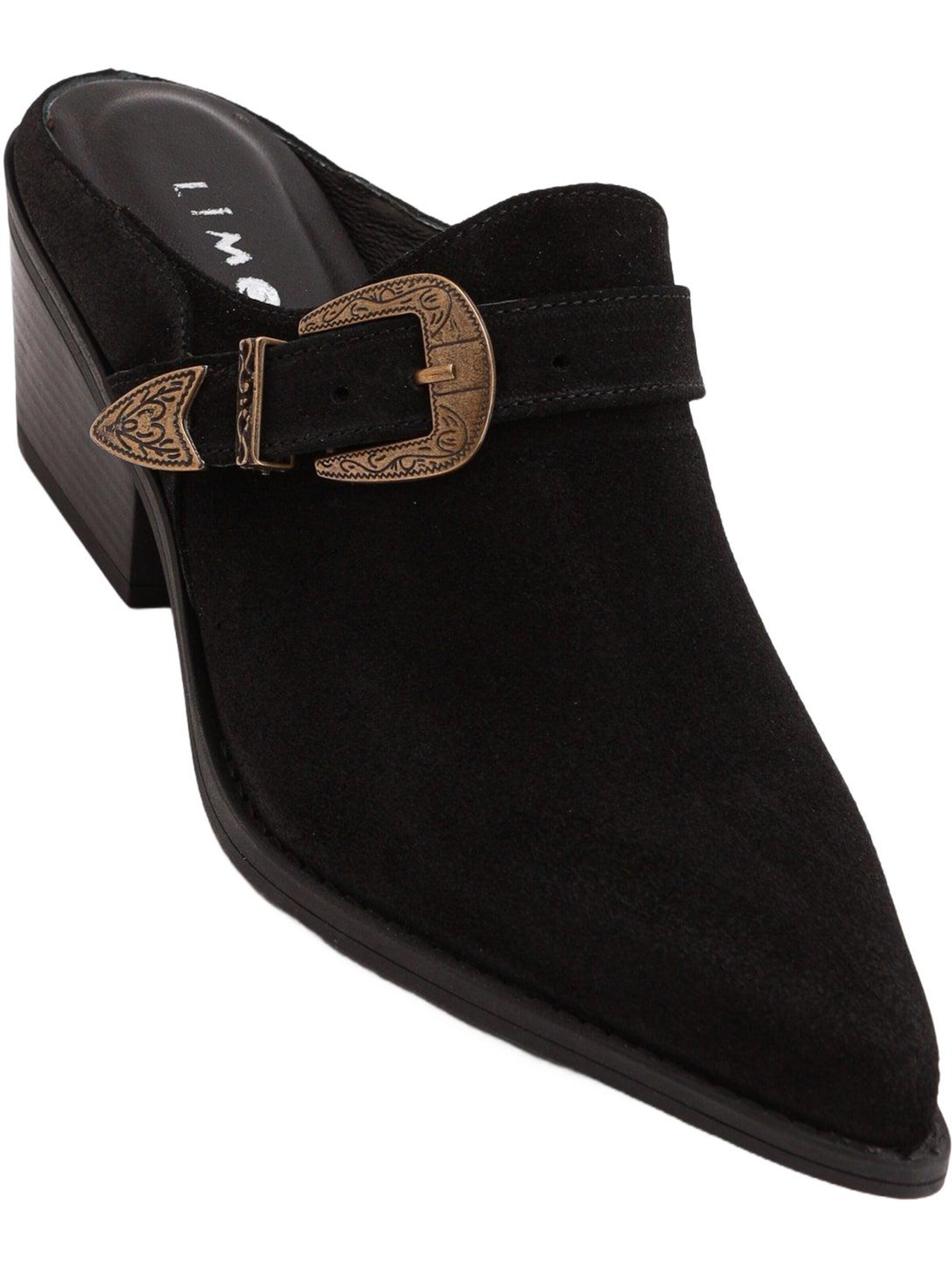 Limoya - Zapatos abiertos 'Sanida' en negro: frente