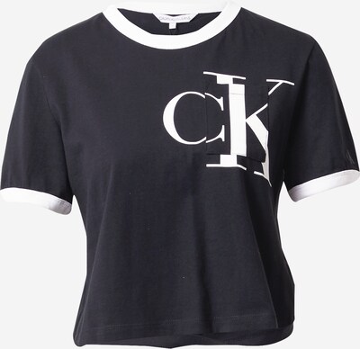 Calvin Klein Jeans Shirt in de kleur Zwart / Wit, Productweergave