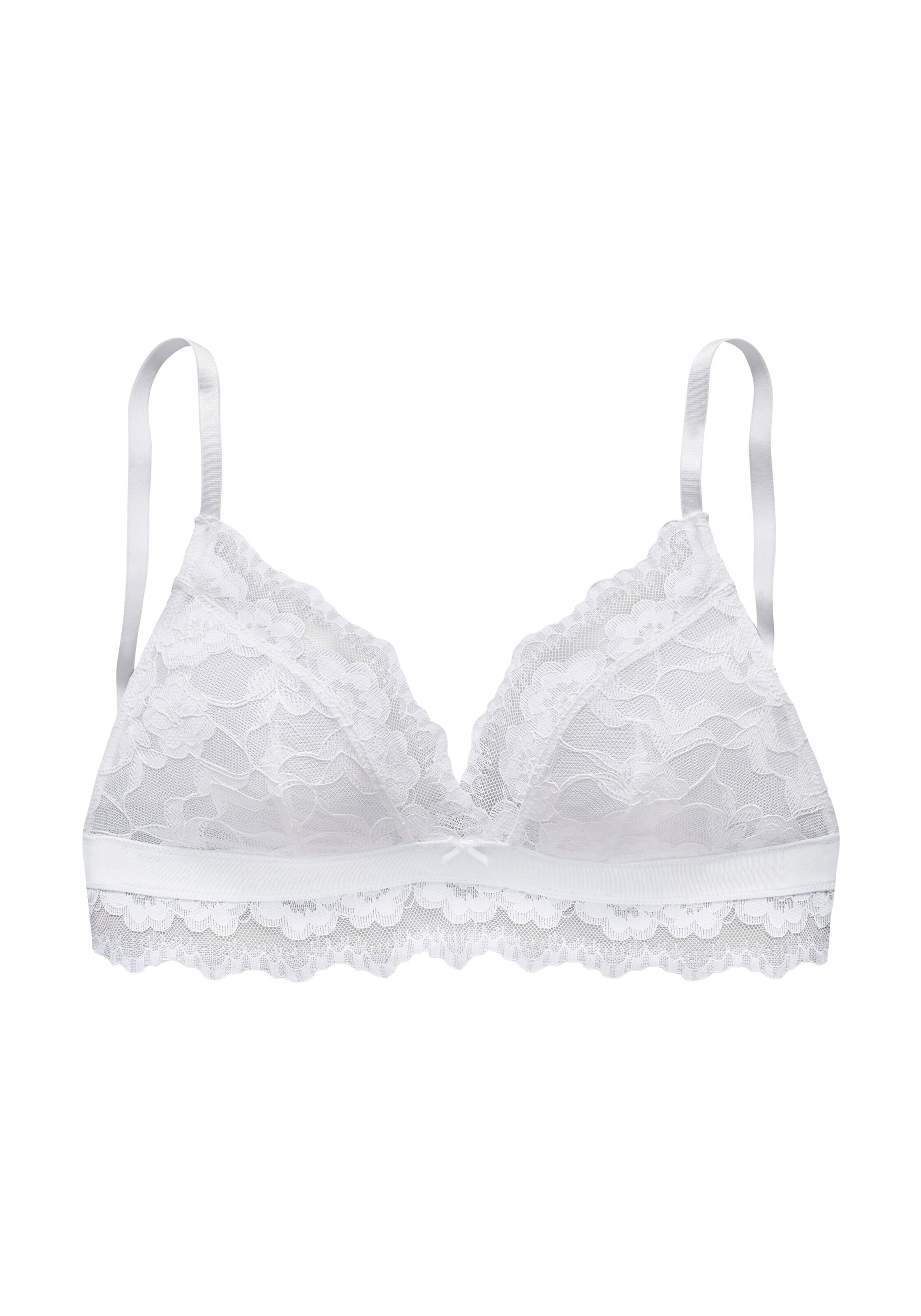 LASCANA T-shirt Bra in White: front