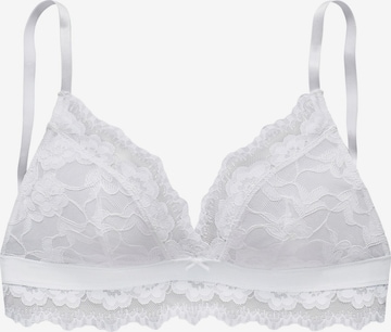 LASCANA T-Shirt Rintaliivi värissä valkoinen: etupuoli