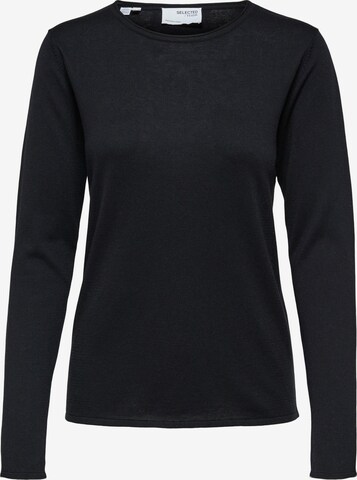 SELECTED FEMME Sweater 'LYDIA' in Black: front