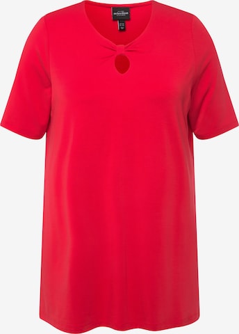 Ulla Popken Shirt in Rood: voorkant