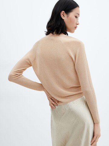 MANGO Trui 'Kling' in Beige