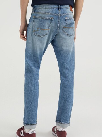 WE Fashion Slimfit Jeans in Blauw