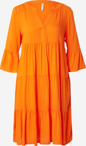 Sublevel - Vestido en naranja: frente
